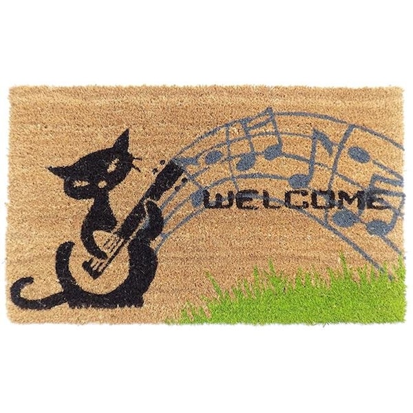 Imports Decor Inc Imports Decor 536PVC Musical Cat Door Mat 536PVC - main